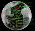 Кролик на луне по представлению ацтеков ||| 31,7 Kb