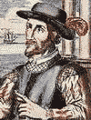 Хуан Понсе де Леон. Гравюра 16 века. ||| 52,8Kb