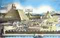 Центр столицы империи ацтеков - Теночтитлан. Реконструкция ||| 45,2Kb