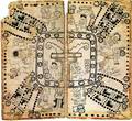 В Тро-Кортезианском Кодексе, Мадридском, (стр. 75-76) верховная пара, Ишчель «Она кто наделяет» и Ицамна, «Дом Игуаны», изображена в центре, сидящей рядом с мировым деревом сейба, ещё одним символом центра мира у майя. Вокруг пары прорисованы символы имён 20 дней ритуального календаря. ||| 251Kb