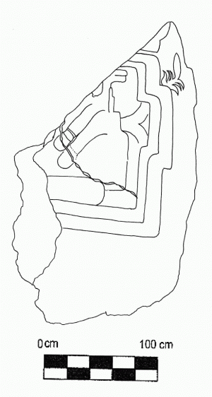 Рис. 5. Прорисовка Монумента 13 из Чалькацинго (рис.: Арно Ф. Ламбер)