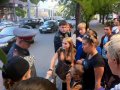 В Петрозаводске полицейского, прогнавшего индейцев-музыкантов, укусила собака. Фото - Наталья Митрофанова.